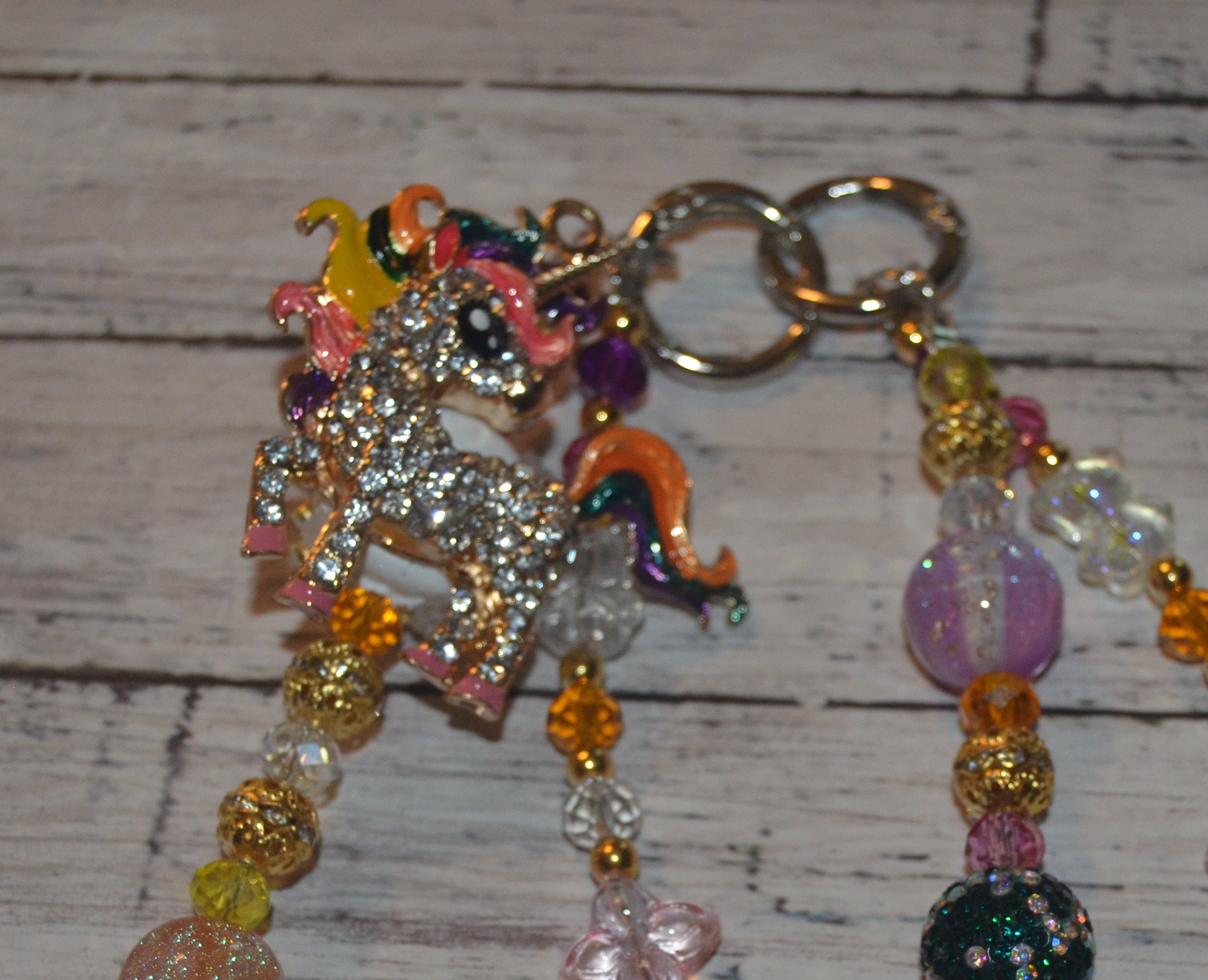 Rainbow Unicorn Phone Wristlet